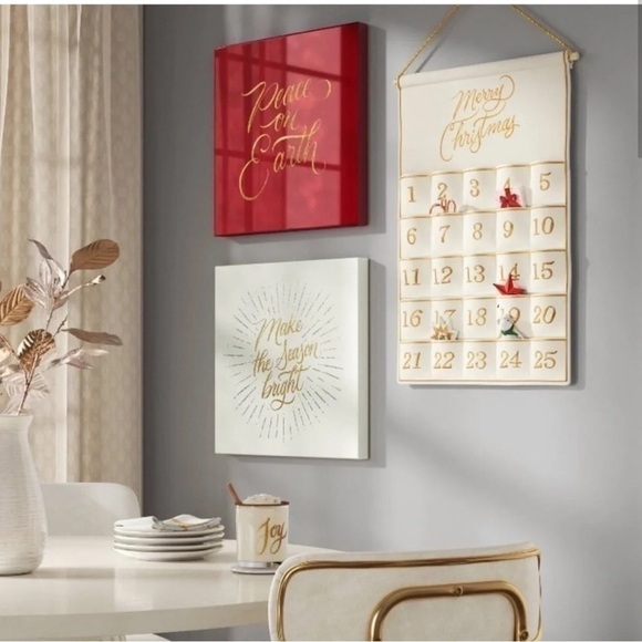 Threshold Merry Christmas Fabric Countdown Calendar - Threshold new - Picture 4 of 7